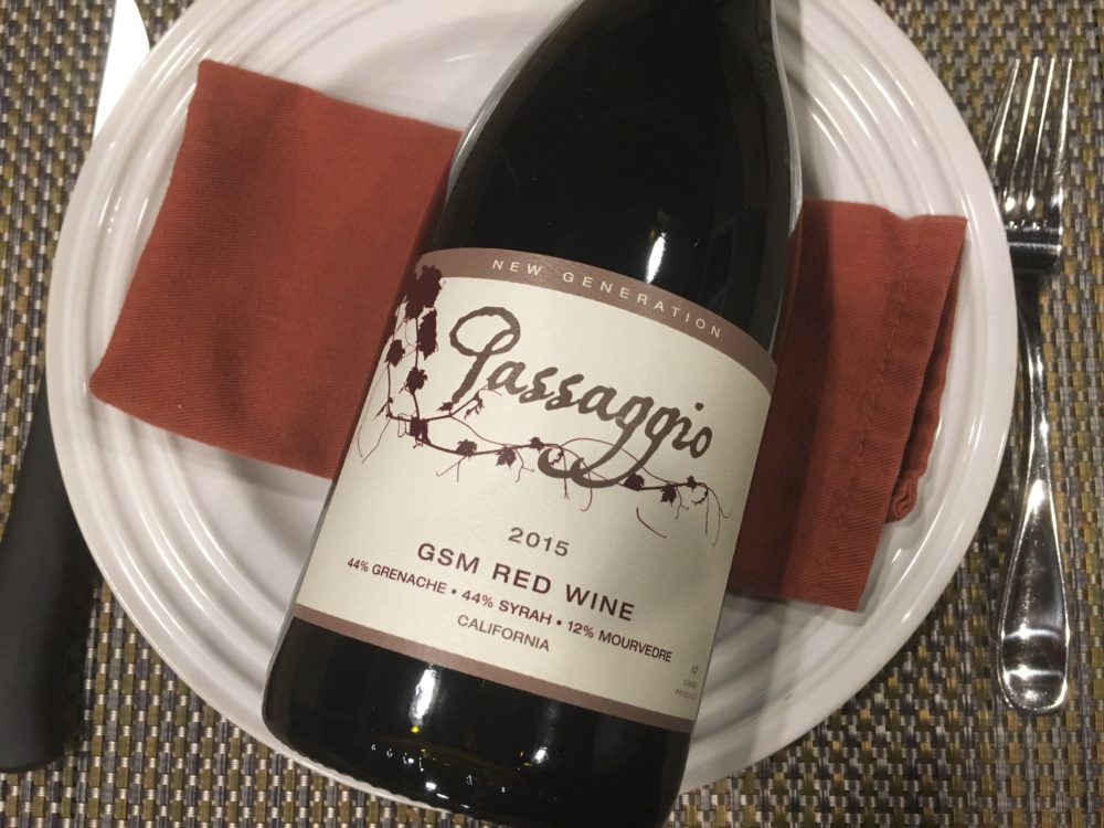 Passaggio Wines 2015 GSM Red Blend Briscoe Bites